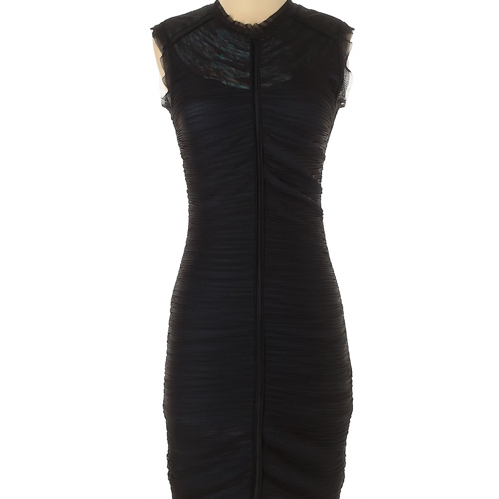 BCBG bodycon, ruched dress